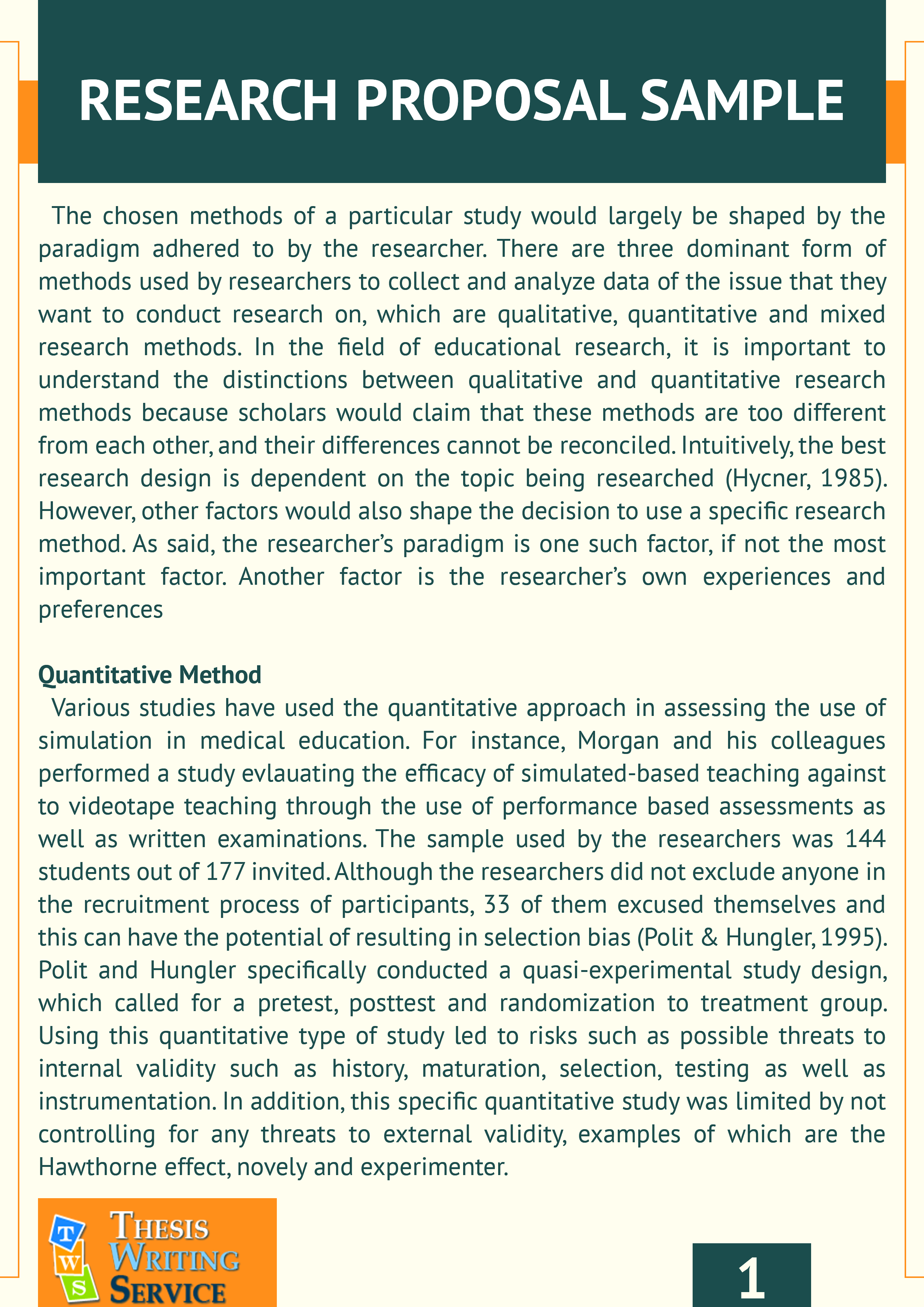 what is sample size in research proposal